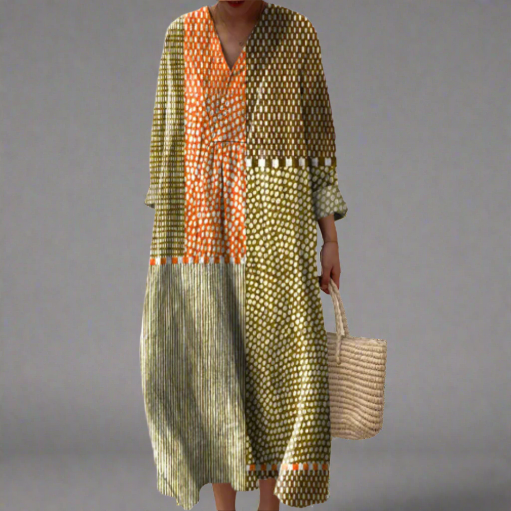 Clothilde | Vestido Gráfico Bohemio