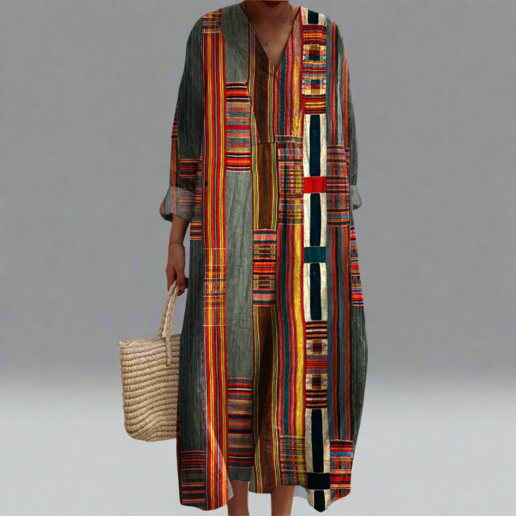 Zéphyrine | Vestido Gráfico Nómada