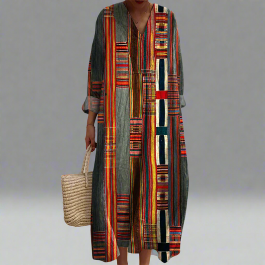 Zéphyrine | Vestido Gráfico Nómada