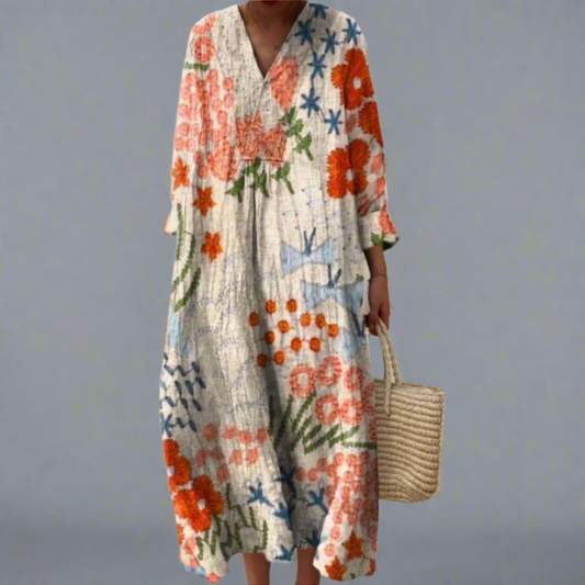 Perrine | Vestido Gráfico Floral