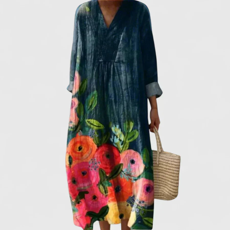 Bertille | Vestido Maxi Impreso