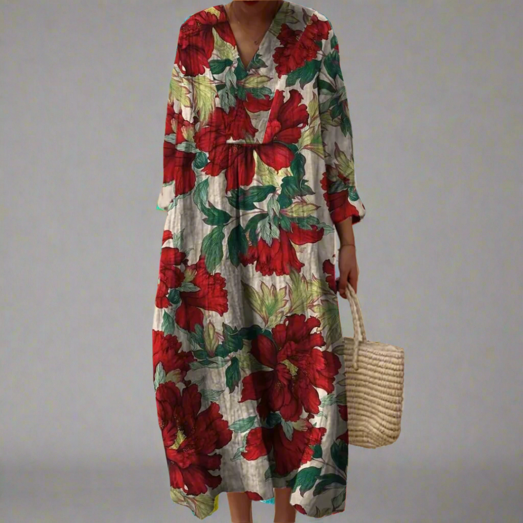 Marjolaine | Vestido Floral Bohemio