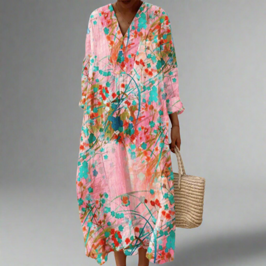 Mélisandre | Vestido Floral Acuarela