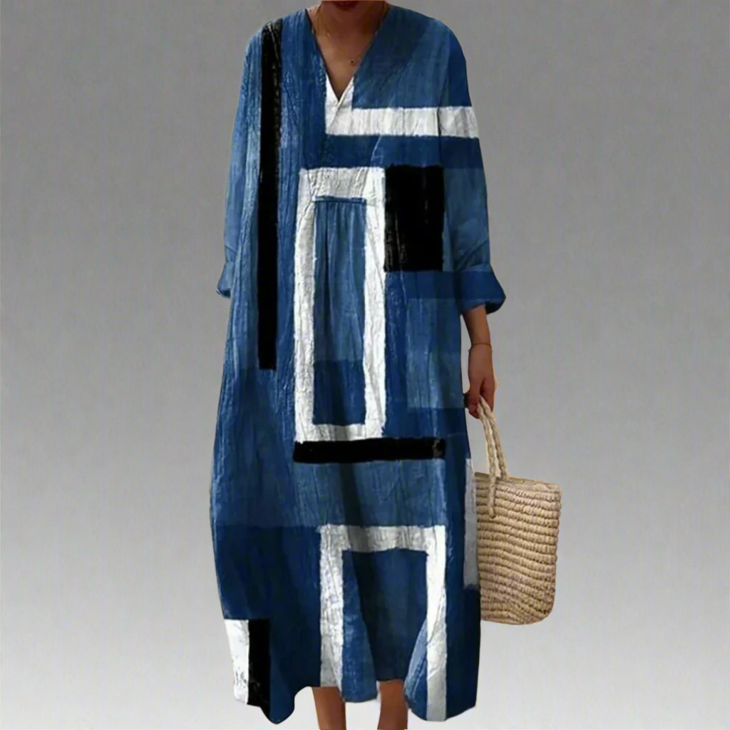 Alizée | Vestido Gráfico Contemporáneo