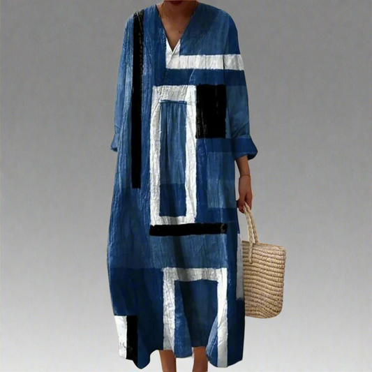 Alizée | Vestido Gráfico Contemporáneo