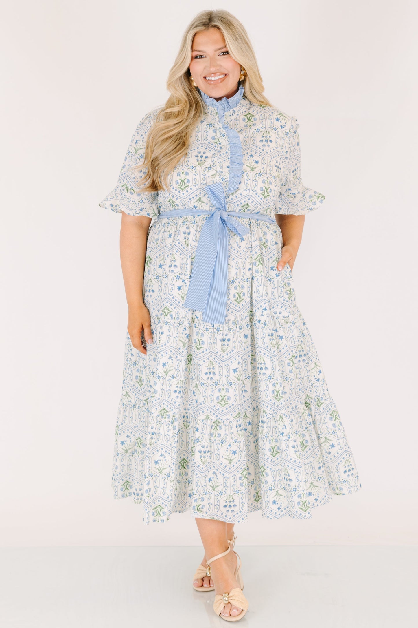 Vestido Reservado Para Ti, Multi Azul