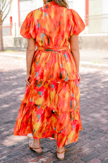Vestido Tomador de Riesgos, Naranja
