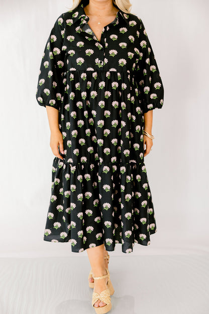 Vestido Run The Show, Negro