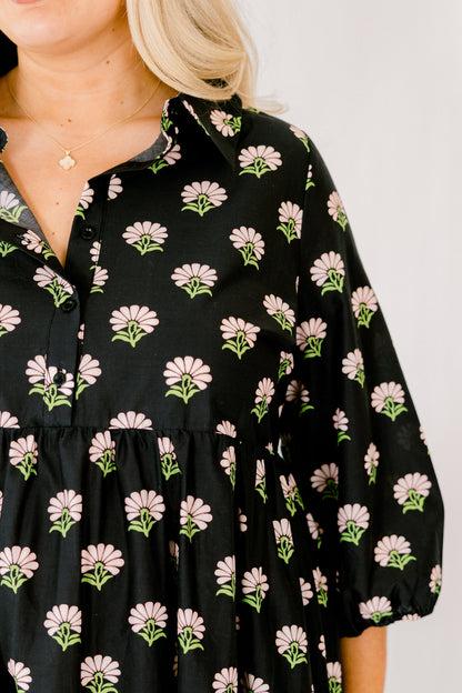 Vestido Run The Show, Negro