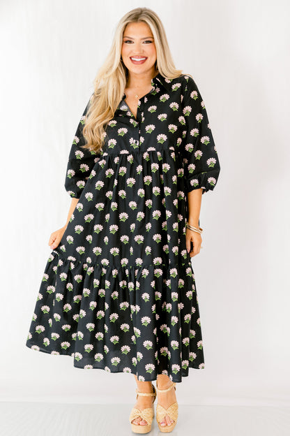 Vestido Run The Show, Negro