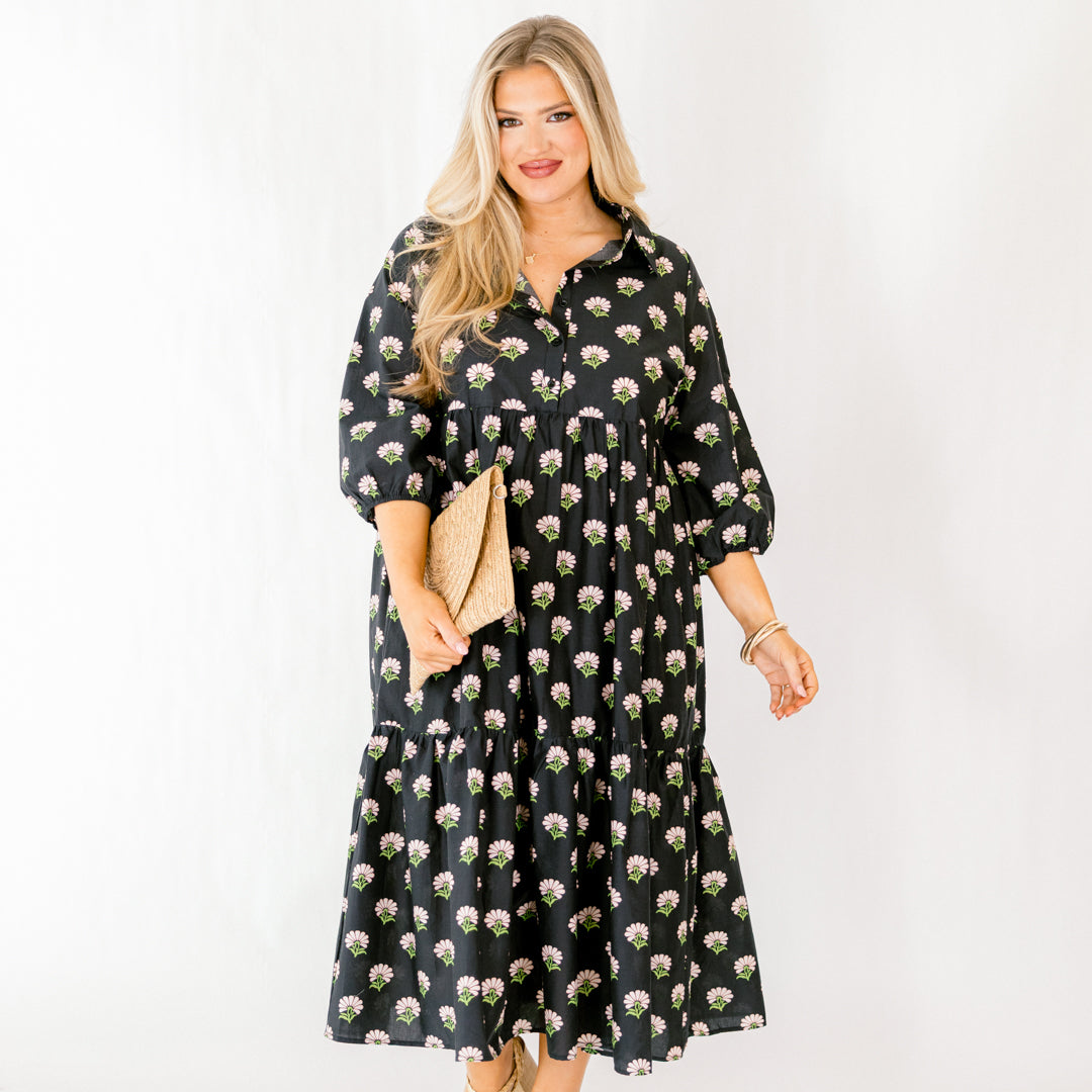 Vestido Run The Show, Negro