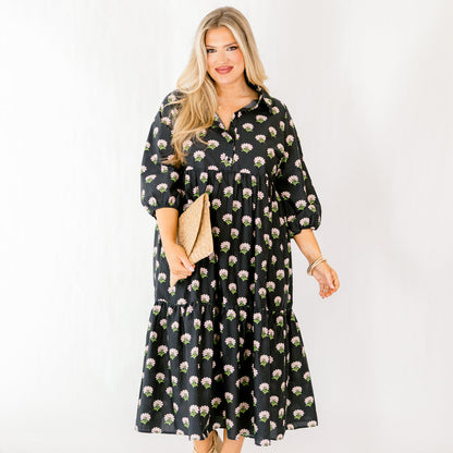 Vestido Run The Show, Negro