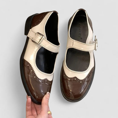 Claudine | Mary Jane Bicolor Retro