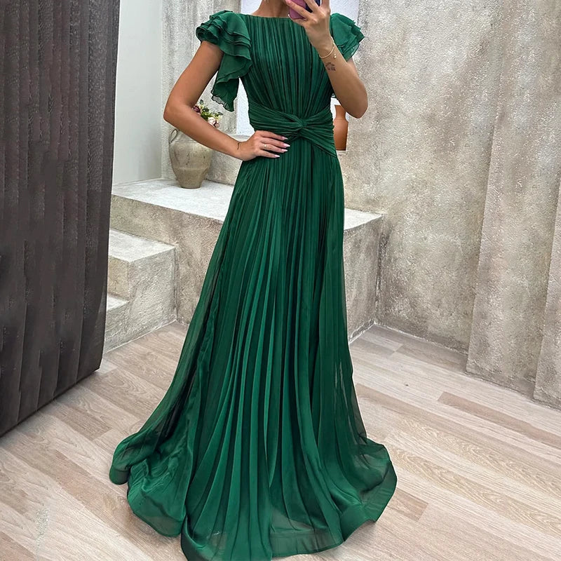 Mud™ - Elegante Vestido de Noche Plisado