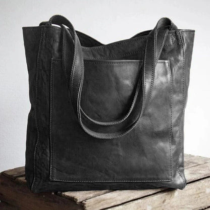 Charlotte | Bolsa de Mano de Cuero Vintage Auténtico