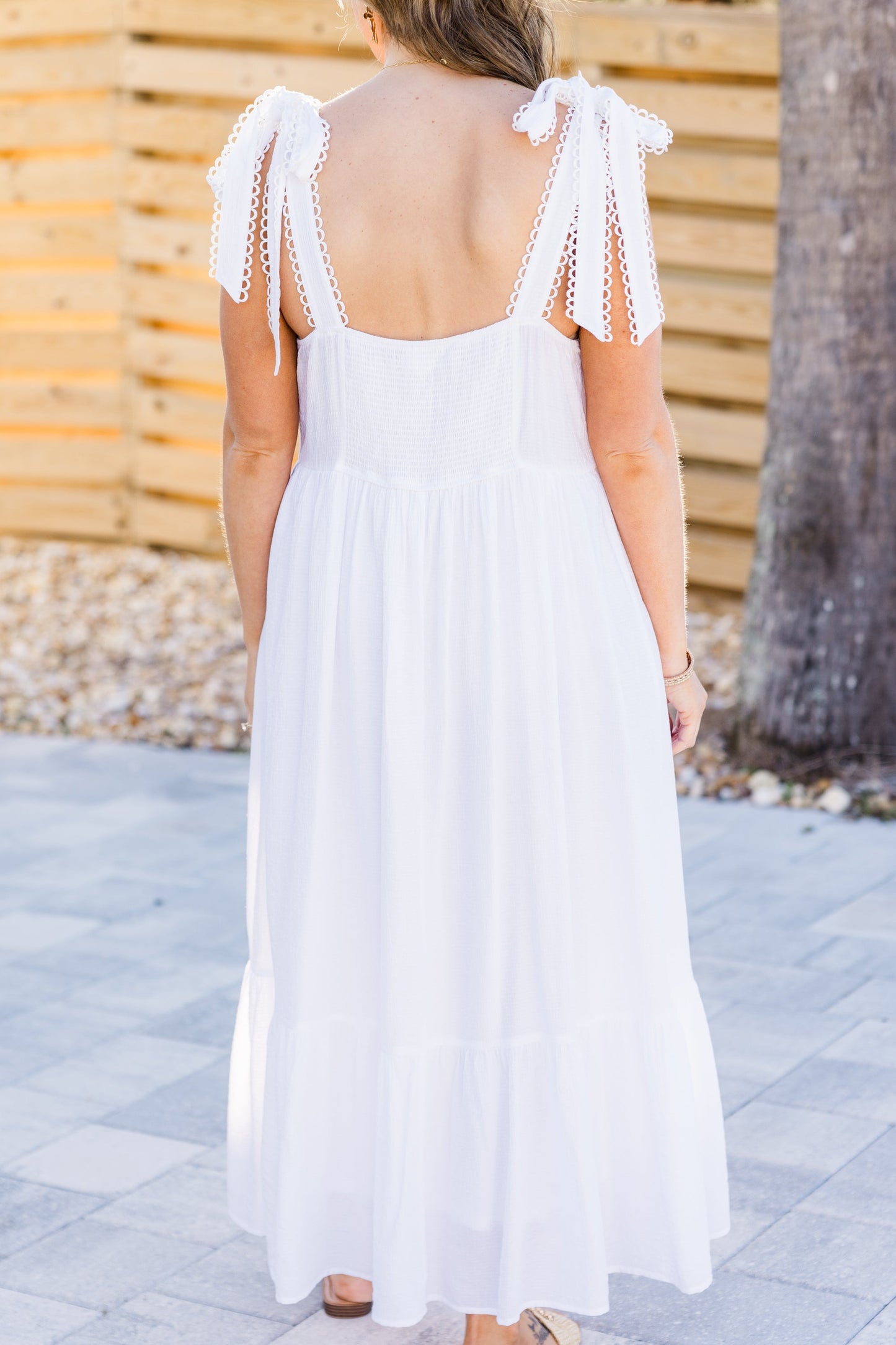 Vestido Said In Stride, Blanco