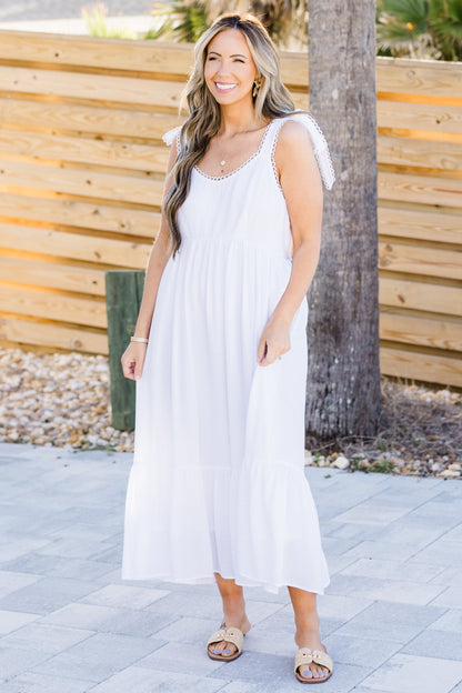 Vestido Said In Stride, Blanco