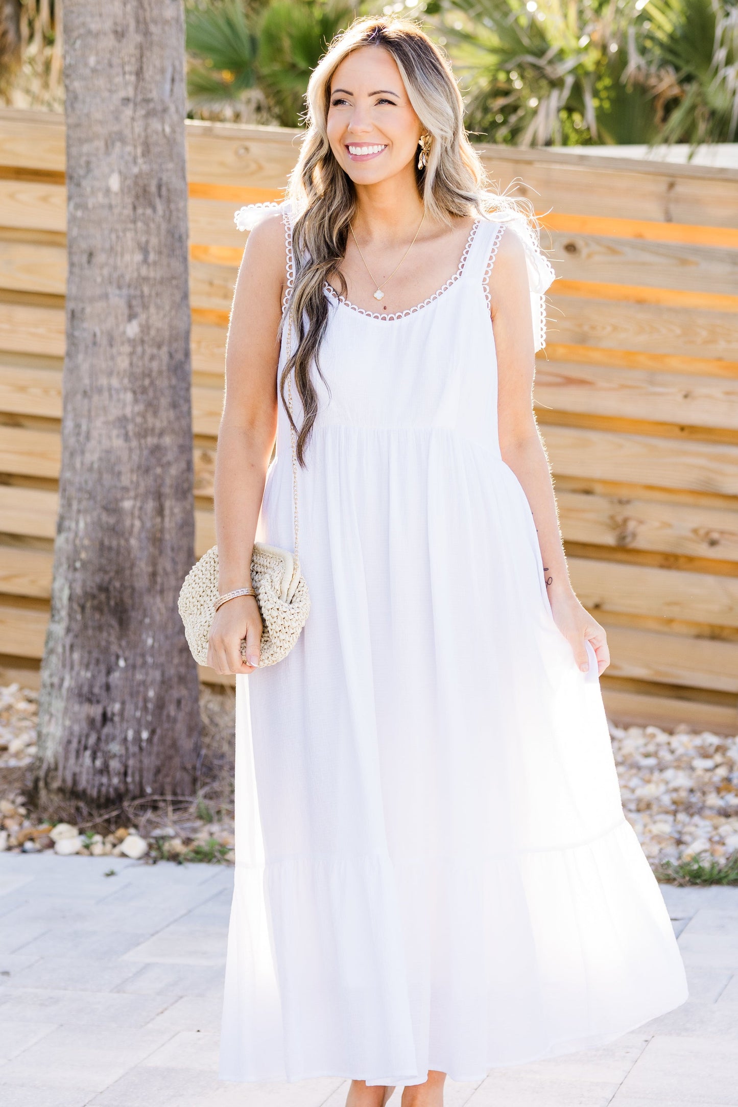 Vestido Said In Stride, Blanco