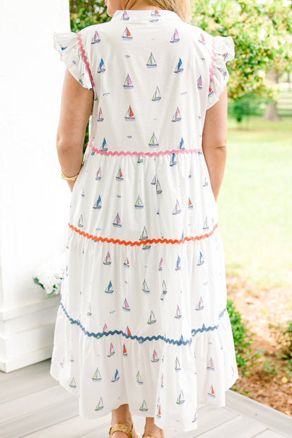 Vestido Navega Conmigo, Blanco