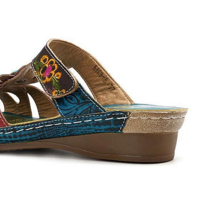 Cristina | Kolorowe sandały wspierające