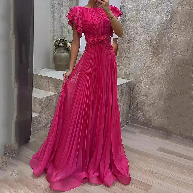 Mud™ - Elegante Vestido de Noche Plisado