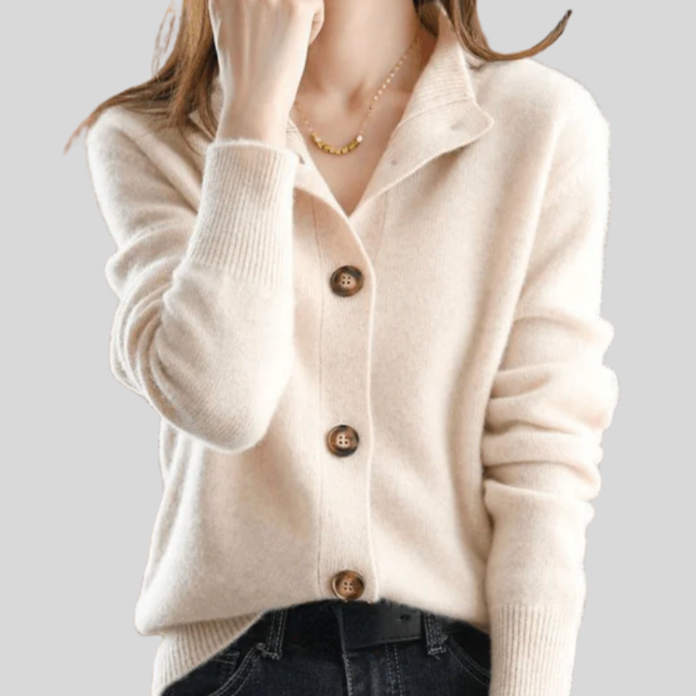 Adèle | Cardigan Botón Chic