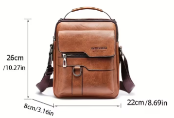 Augustine | Bolsa Bandolera Vintage Estructurada
