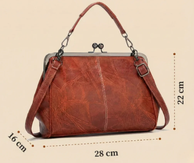 Colette | Bolsa Retro Con Cierre Elegante