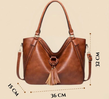 Adèle | Bolso de Hombro Bohemio con Borlas