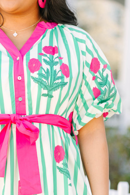 Vestido Tonos de la Costa, Verde