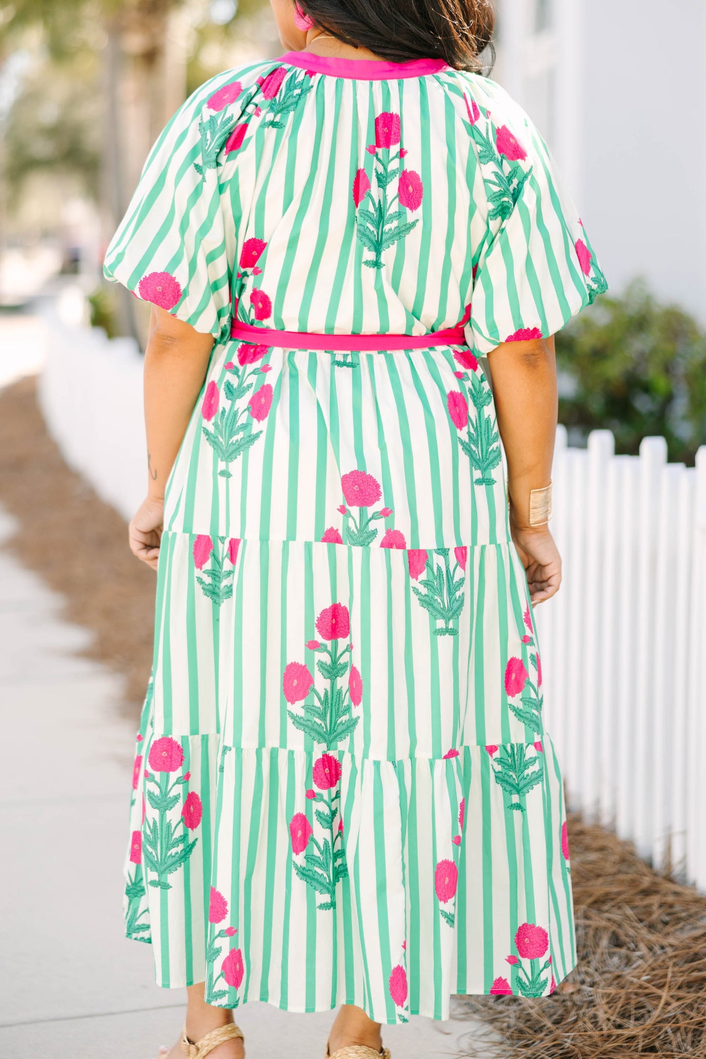 Vestido Tonos de la Costa, Verde