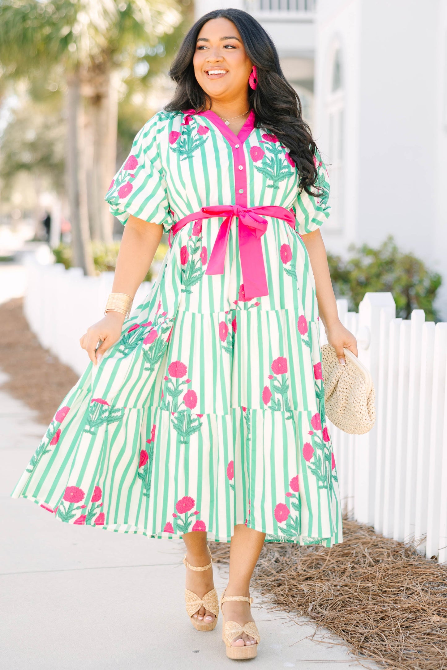 Vestido Tonos de la Costa, Verde