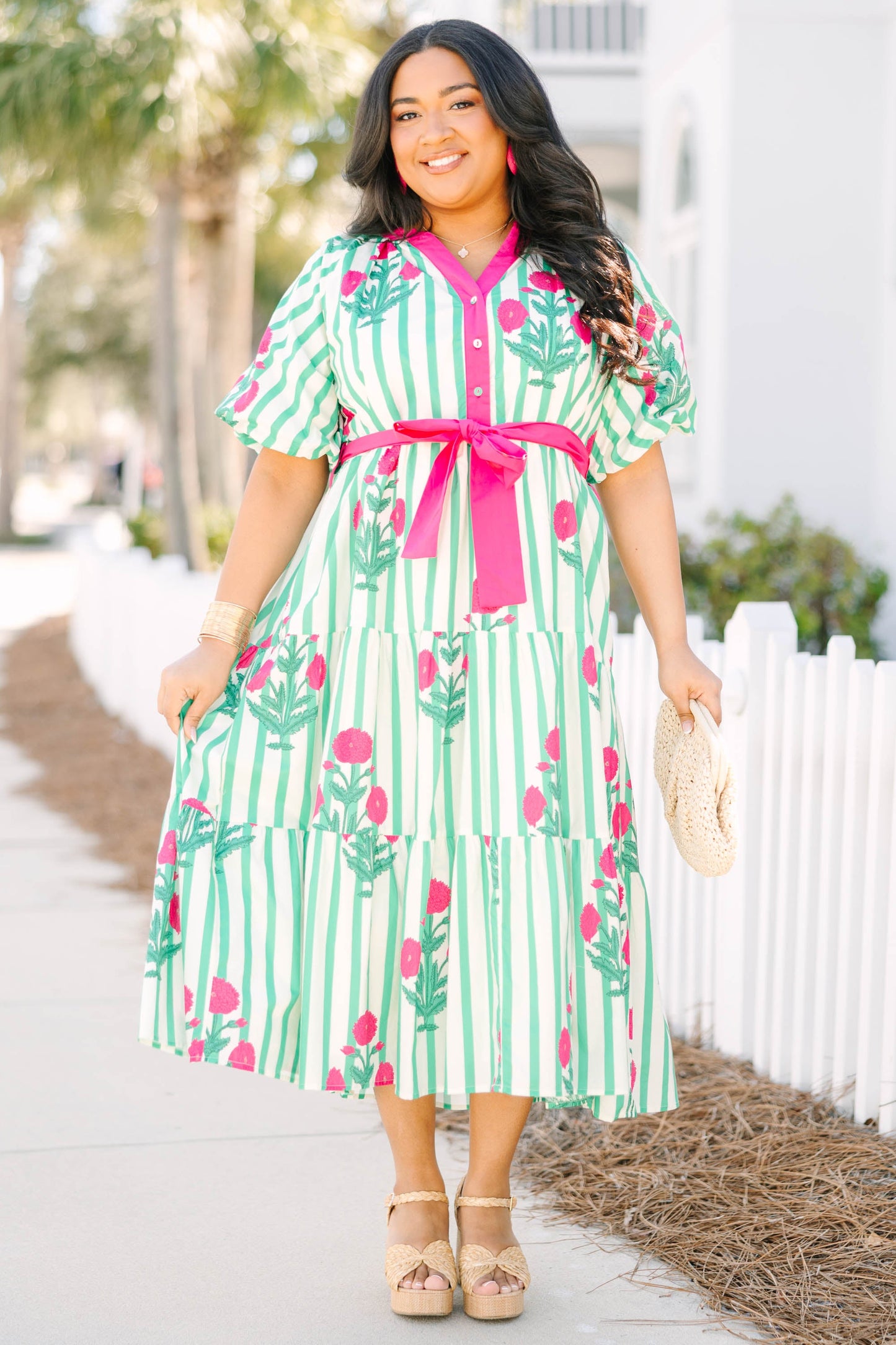 Vestido Tonos de la Costa, Verde
