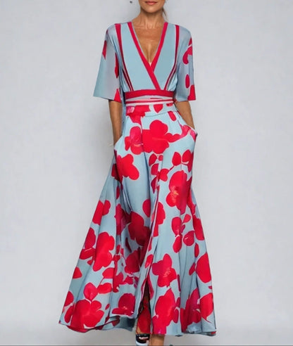 Sanne™ - Vestido cómodo con mangas tres cuartos