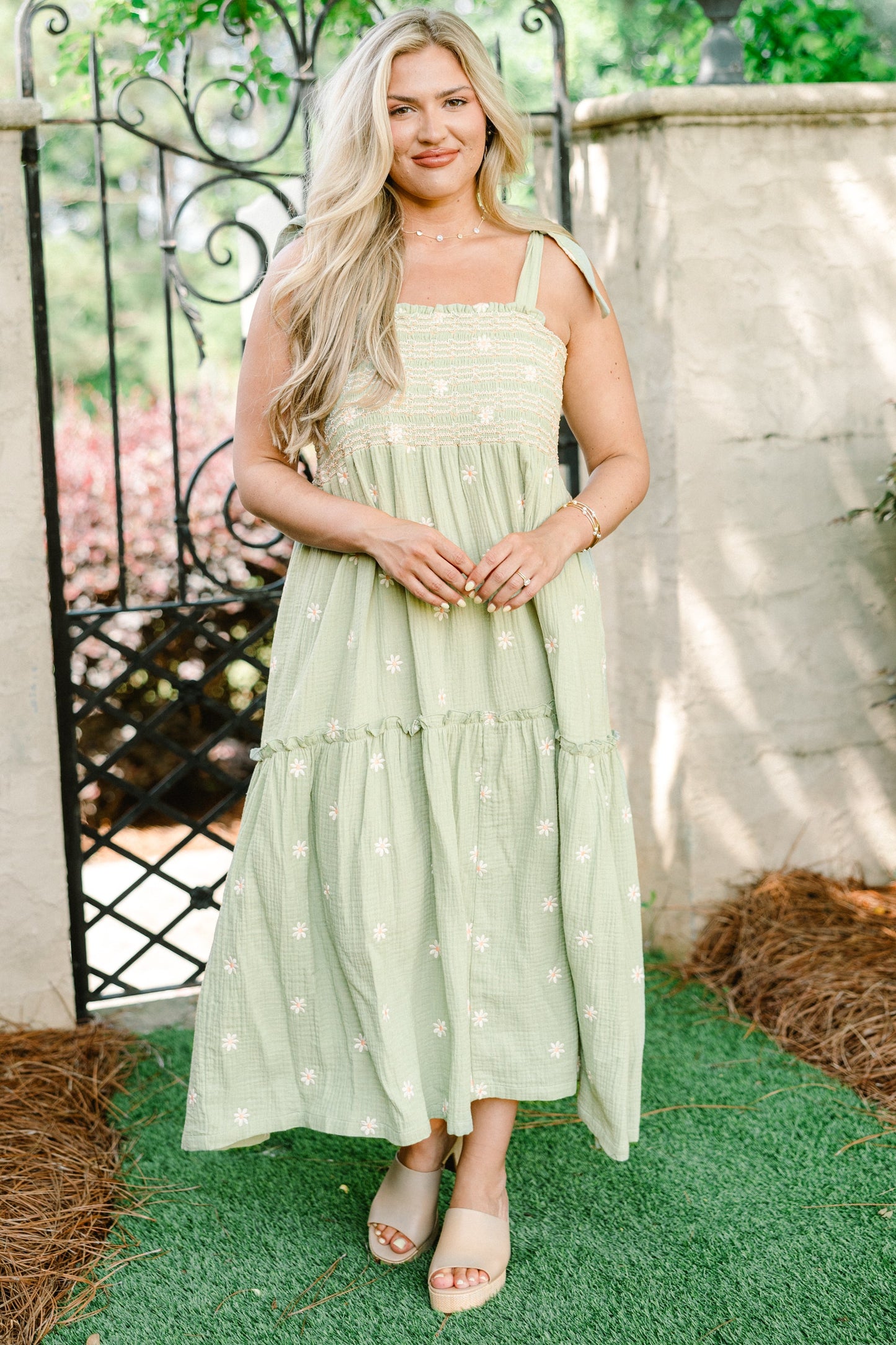 Vestido Belleza de Primavera, Menta