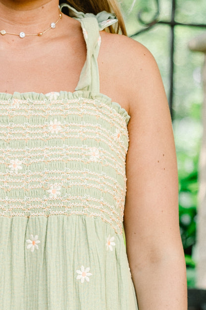 Vestido Belleza de Primavera, Menta
