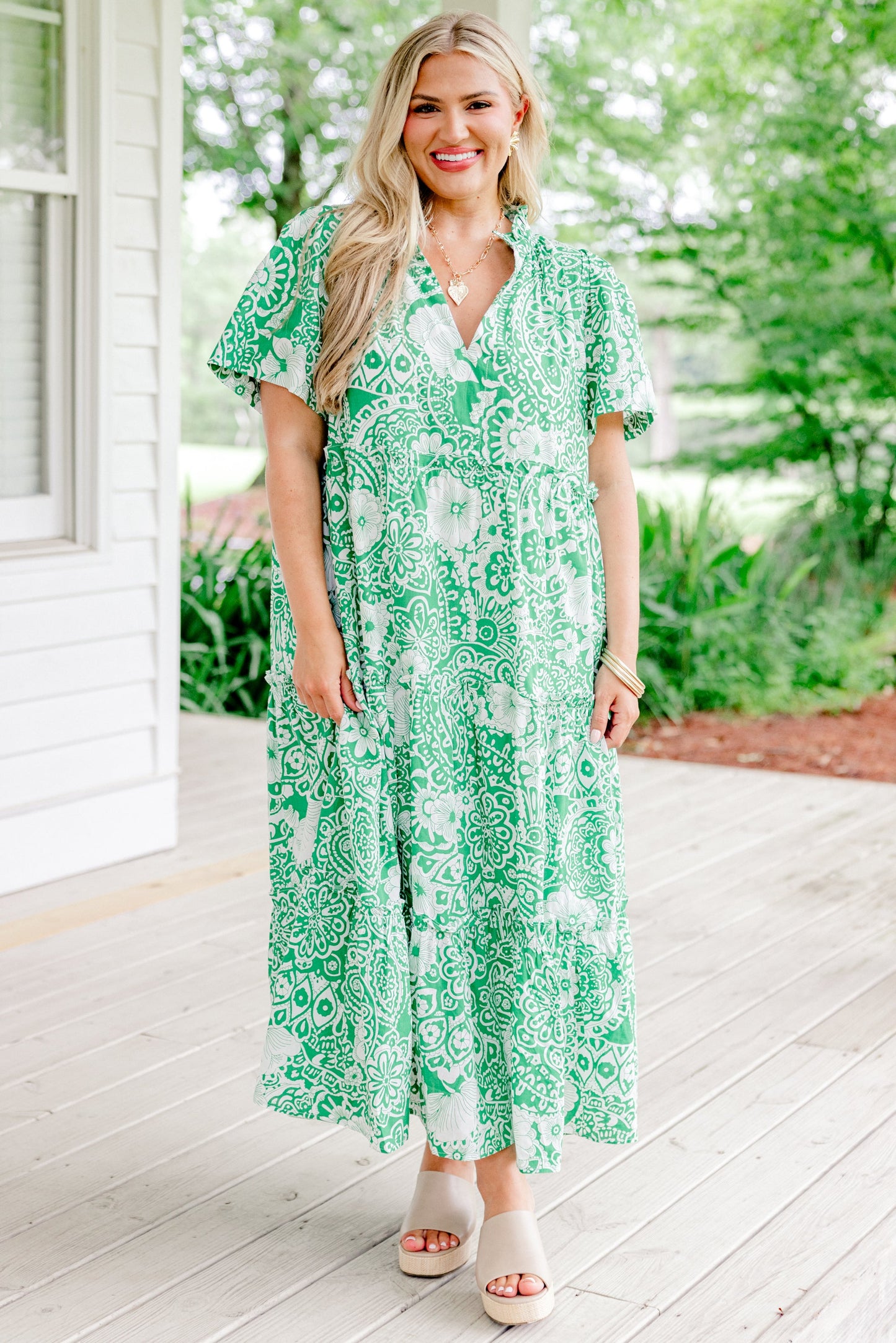Vestido Straight Shot, Verde