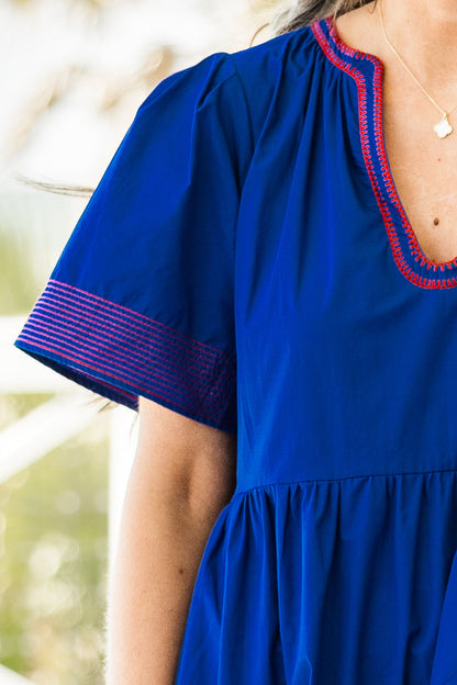 Vestido Straight Shot, Marino