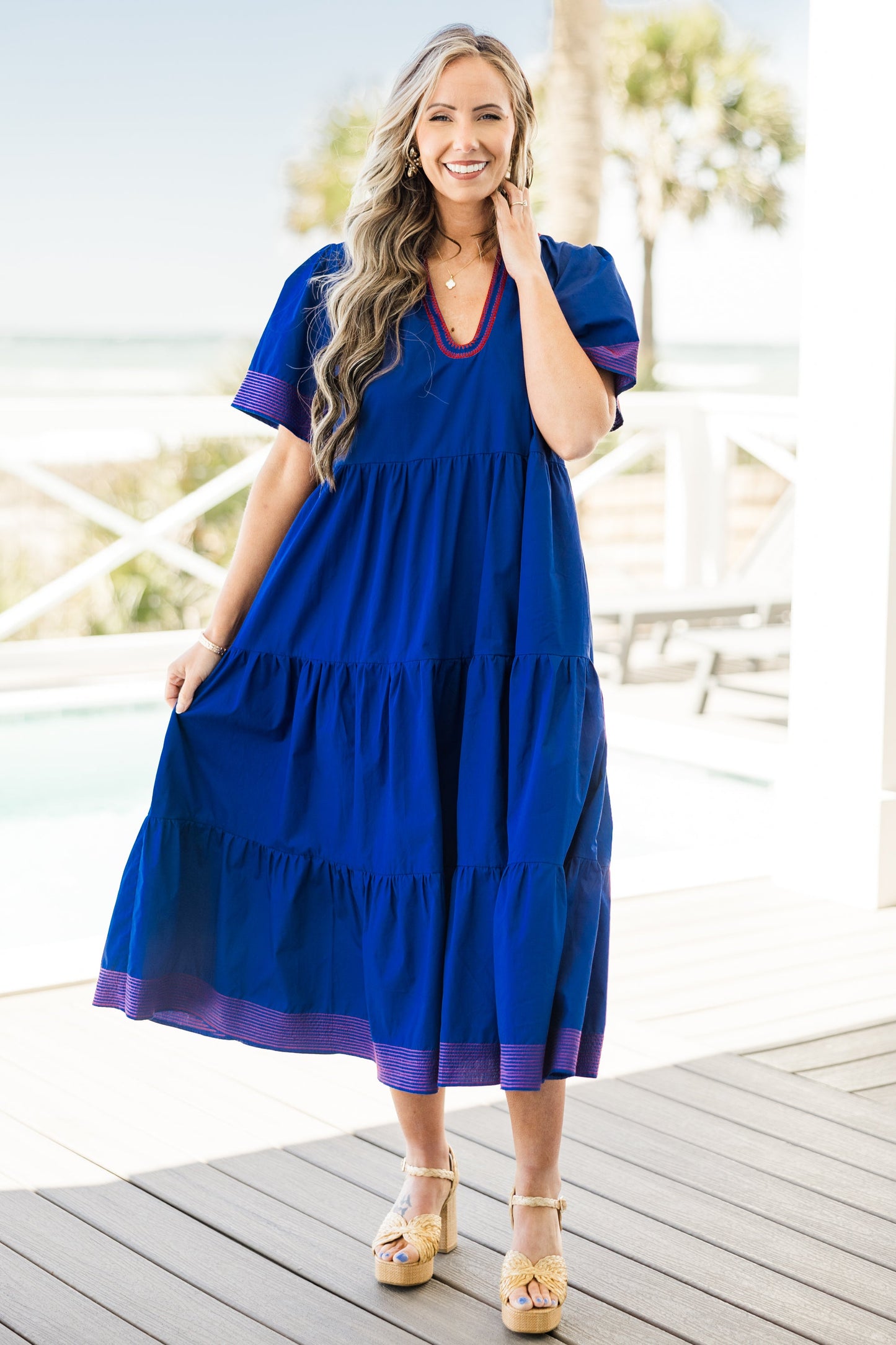 Vestido Straight Shot, Marino