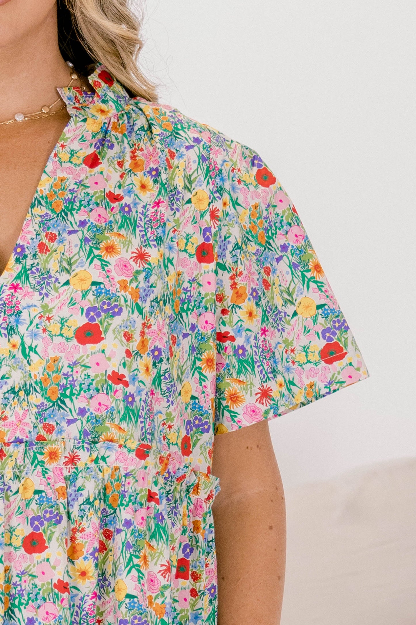 Vestido Straight Shot, Floral Rosa