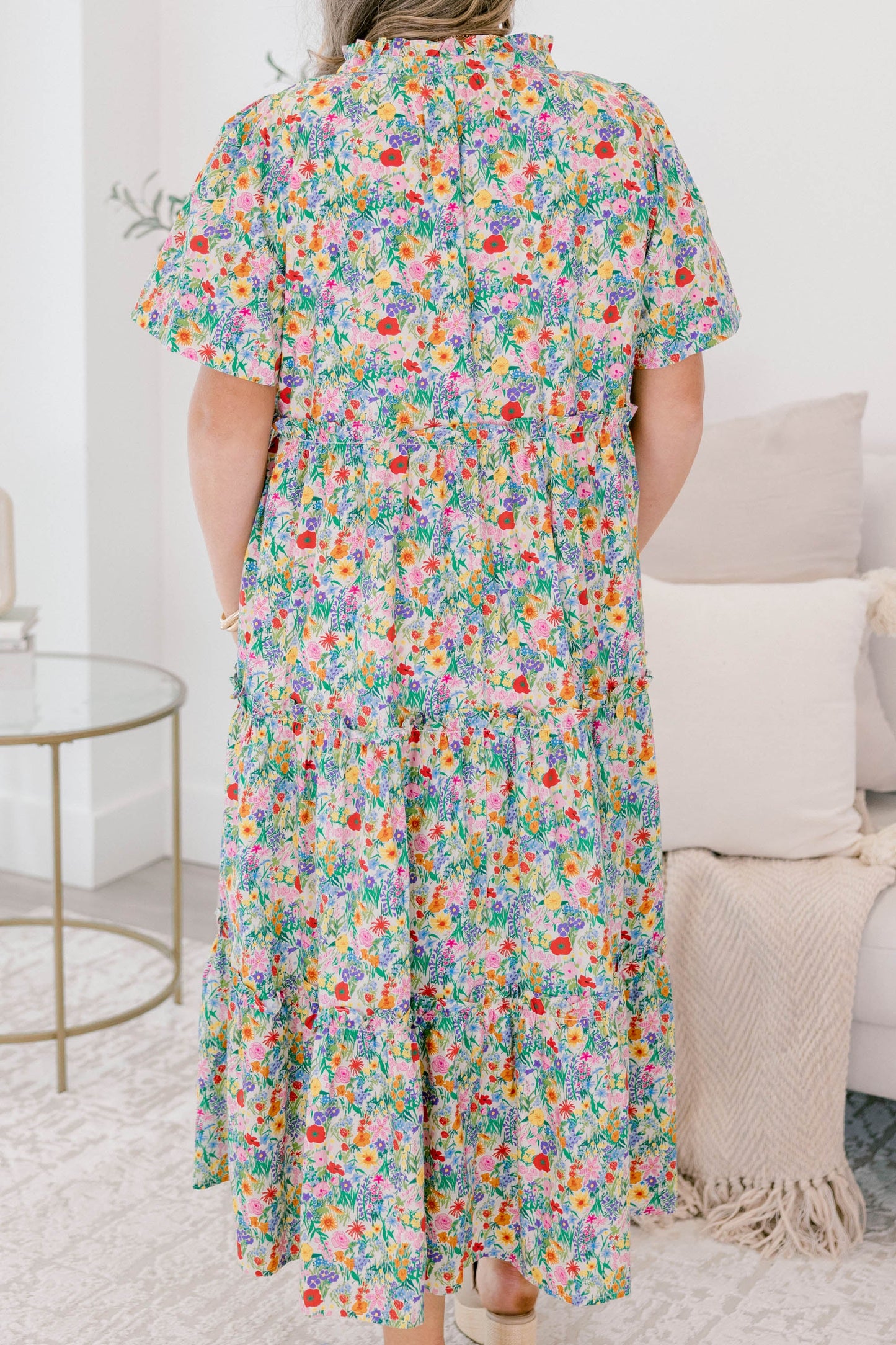 Vestido Straight Shot, Floral Rosa