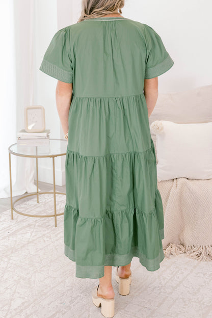 Vestido Straight Shot, Salvia