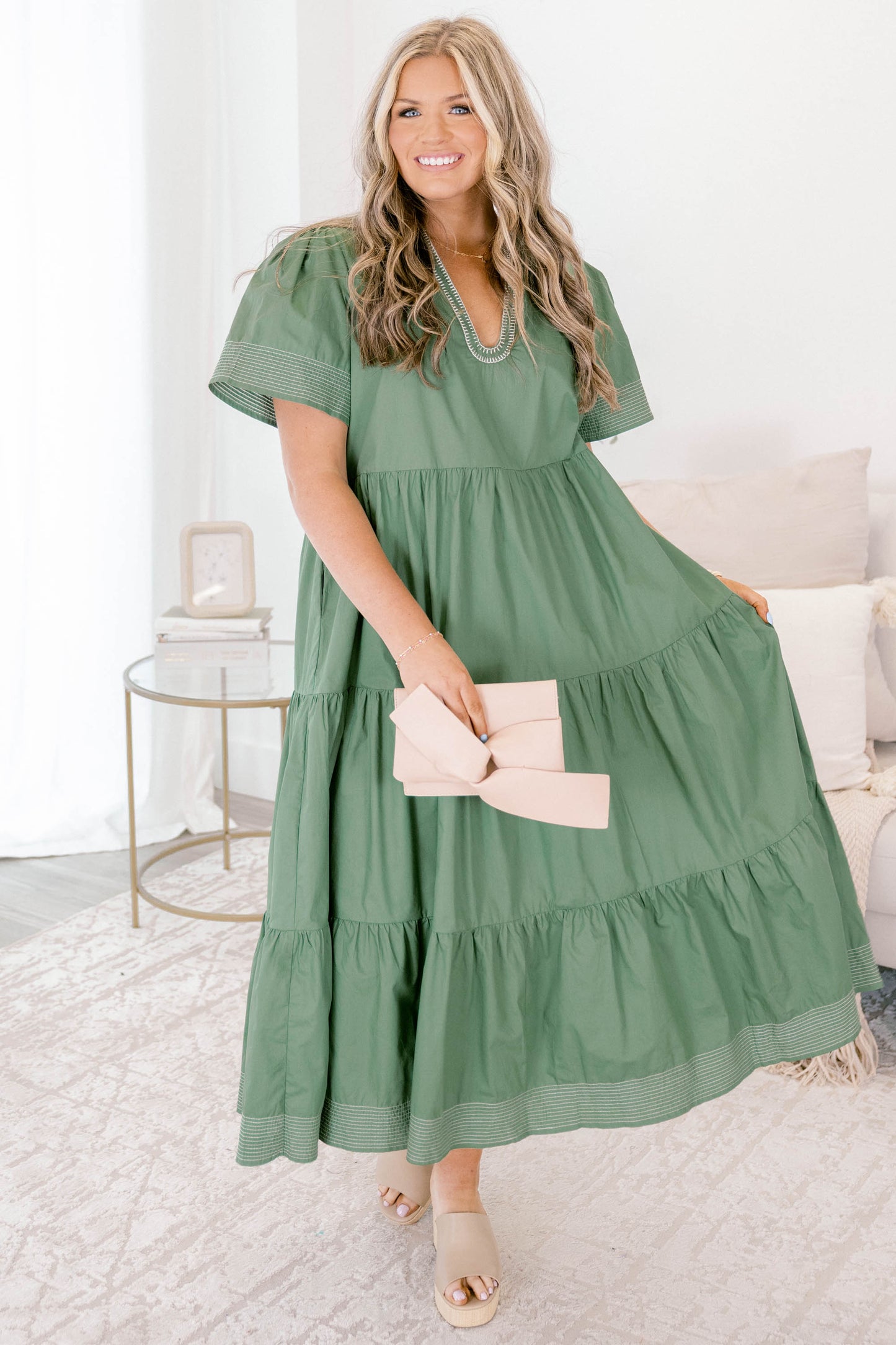 Vestido Straight Shot, Salvia