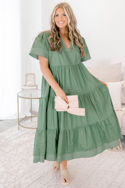 Vestido Straight Shot, Salvia