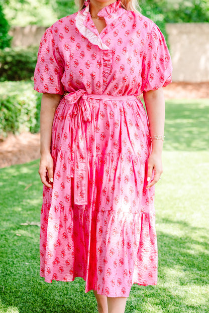 Vestido de Picnics de Verano, Fucsia