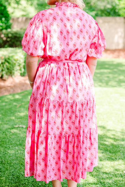 Vestido de Picnics de Verano, Fucsia