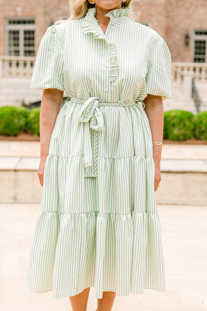 Vestido de Picnics de Verano, Verde