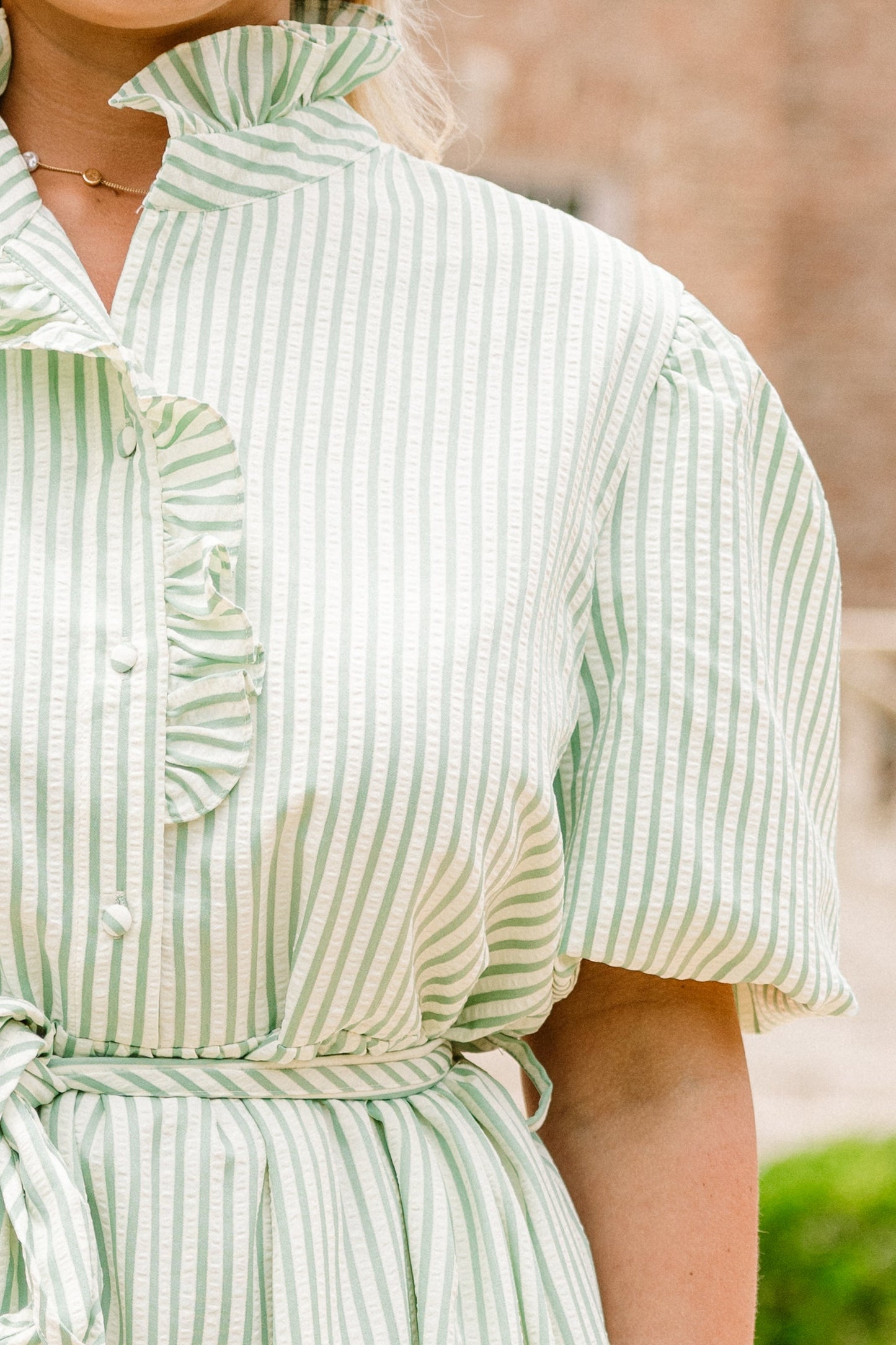 Vestido de Picnics de Verano, Verde