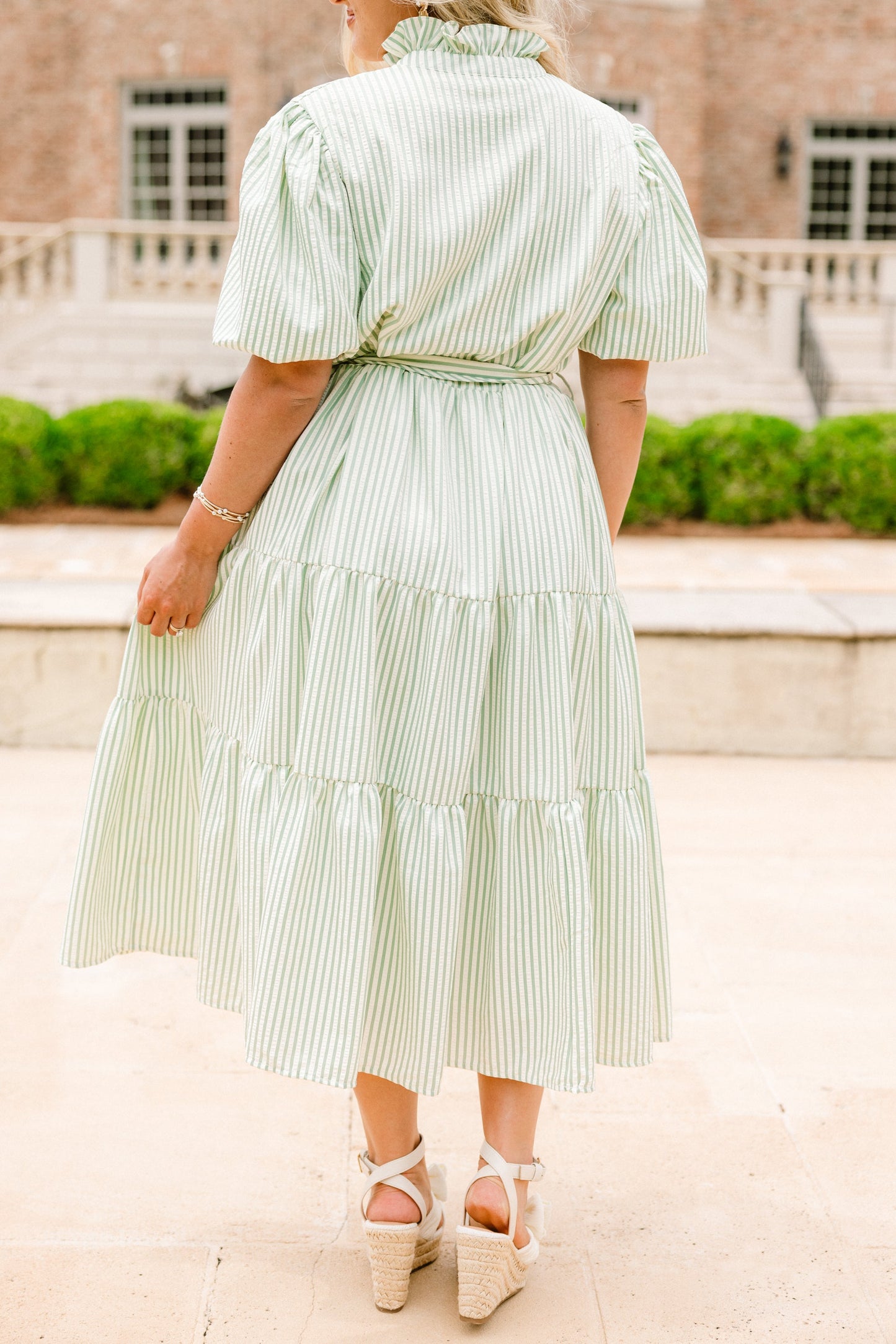 Vestido de Picnics de Verano, Verde