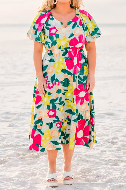 Vestido de Amanecer de Verano, Mezcla de Menta